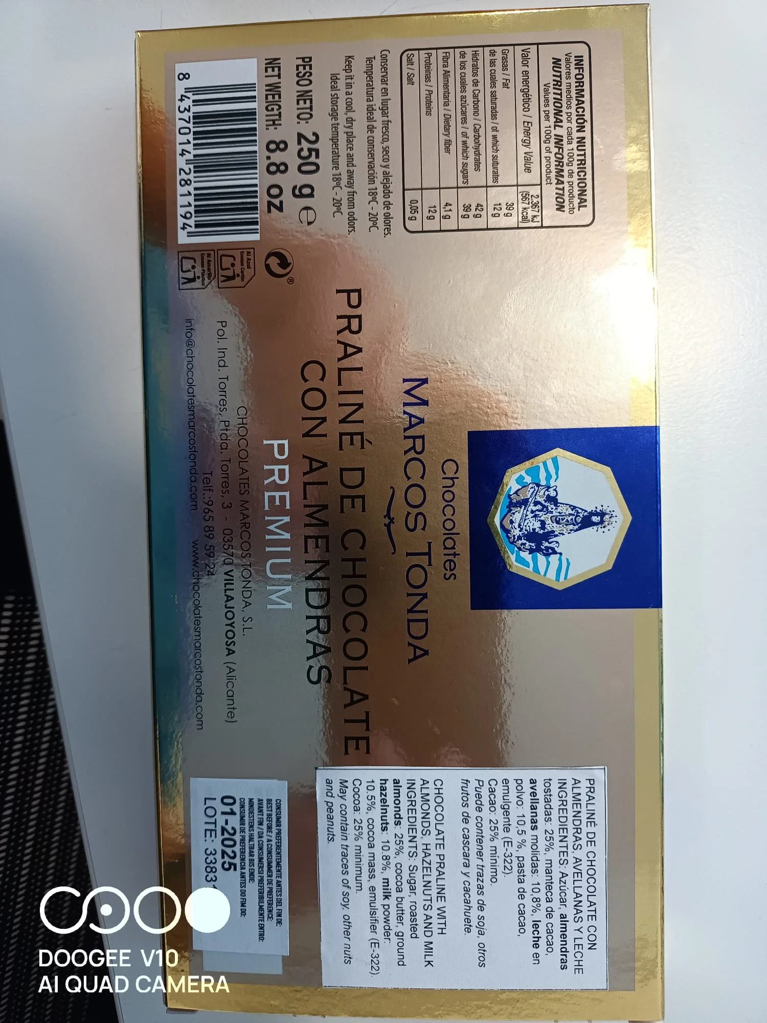 Imagen trasera Praliné